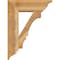Ekena Millwork Balboa Traditional Rough Sawn Bracket w/ Offset Brace, Western Red Cedar, 8"W x 24"D x 32"H BKT0806X24X32BOA01RWR - alternate 4